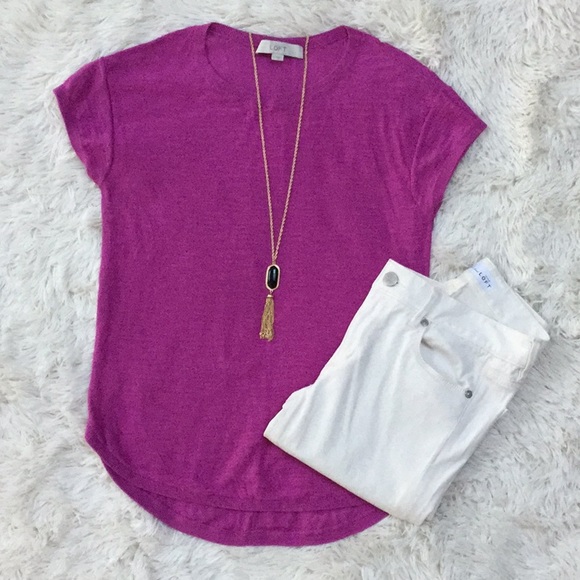 LOFT Sweaters - Loft SS Sweater 💗 Pink